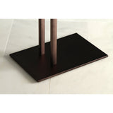 Edenscape 31-3/4 Inch Freestanding Pedestal Dual Towel Rack