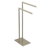 Edenscape 31-3/4 Inch Freestanding Pedestal Dual Towel Rack