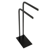 Edenscape 31-Inch Freestanding Pedestal 2-Tier L-Shape Towel Rack