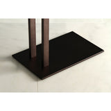 Edenscape 31-Inch Freestanding Pedestal 2-Tier L-Shape Towel Rack