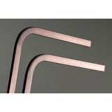 Edenscape 31-Inch Freestanding Pedestal 2-Tier L-Shape Towel Rack