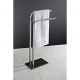 Edenscape 31-Inch Freestanding Pedestal 2-Tier L-Shape Towel Rack