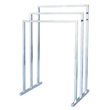 Edenscape 33-3/16 Inch Freestanding Pedestal 3-Tier Towel Rack