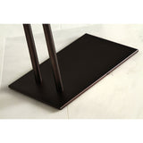 Edenscape 31-3/4 Inch Freestanding Pedestal 2-Tier Towel Rack