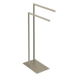 Edenscape 31-3/4 Inch Freestanding Pedestal 2-Tier Towel Rack
