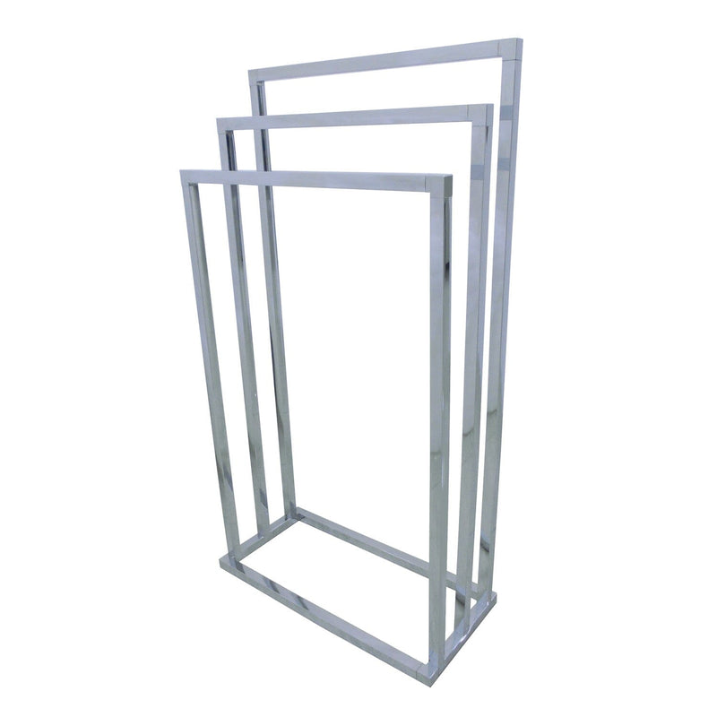 Edenscape 33-1/8 Inch Freestanding Pedestal 3-Tier Towel Rack