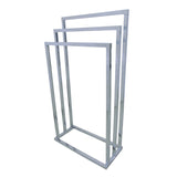 Edenscape 33-1/8 Inch Freestanding Pedestal 3-Tier Towel Rack