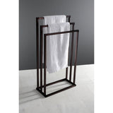 Edenscape 33-1/8 Inch Freestanding Pedestal 3-Tier Towel Rack