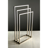 Edenscape 33-1/8 Inch Freestanding Pedestal 3-Tier Towel Rack