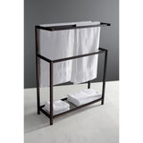 Edenscape 31-Inch Freestanding Pedestal 4-Tier Towel Rack