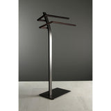 Edenscape 33-11/16 Inch Freestanding Pedestal 2-Tier Towel Rack