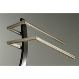 Edenscape 33-11/16 Inch Freestanding Pedestal 2-Tier Towel Rack