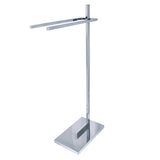 Edenscape 33-11/16 Inch Freestanding Pedestal 2-Tier Towel Rack