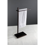 Edenscape 33-11/16 Inch Freestanding Pedestal 2-Tier Towel Rack