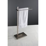 Edenscape 33-11/16 Inch Freestanding Pedestal 2-Tier Towel Rack