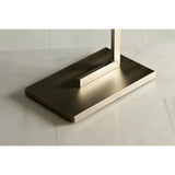 Edenscape 33-11/16 Inch Freestanding Pedestal 2-Tier Towel Rack