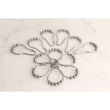 Edenscape Roller Ball Shower Curtain Rings (12 Pieces/Set)