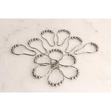 Edenscape Roller Ball Shower Curtain Rings (12 Pieces/Set)