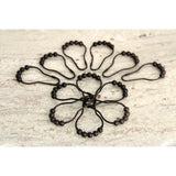 Edenscape Roller Ball Shower Curtain Rings (12 Pieces/Set)