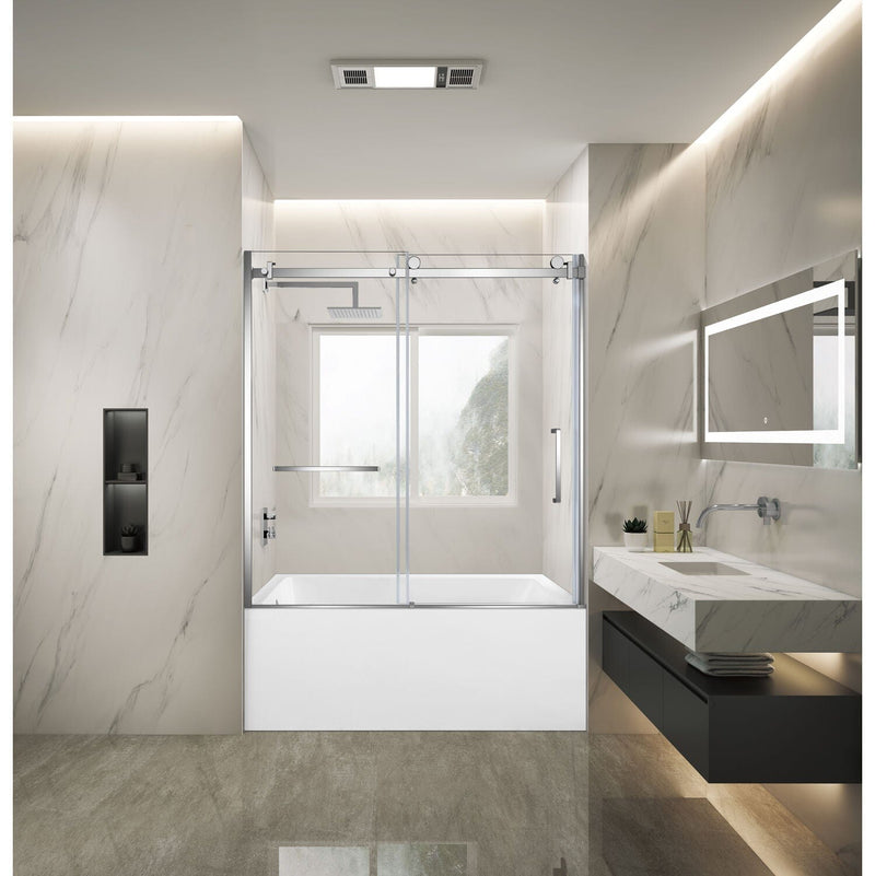 Toledo 60" W x 60" H Right Handed Tub Door