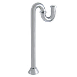 Vintage 1-1/4 Inch Brass S-Trap, 18 Gauge