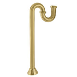 Vintage 1-1/4 Inch Brass S-Trap, 18 Gauge