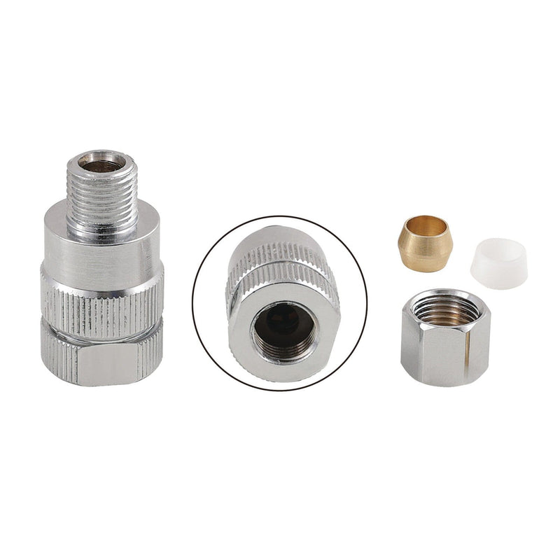 7/16"-24 UNS Female - Male Anti-Flood Adapter