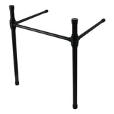 Convergent Brass Knurled Console Sink Legs