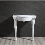 Templeton 31-Inch Ceramic Console Sink and Legs (8-Inch, 3-Hole)