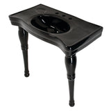 Imperial 36-Inch Ceramic Console Sink and Legs (8-Inch, 3-Hole)