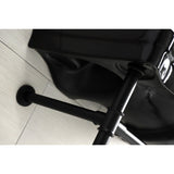 Imperial 36-Inch Ceramic Console Sink with Stainless Steel Legs (8-Inch, 3-Hole)