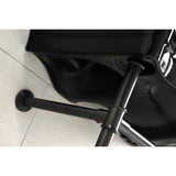 Imperial 36-Inch Ceramic Console Sink with Stainless Steel Legs (8-Inch, 3-Hole)