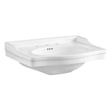 Victorian 30-Inch Ceramic Console Sink (8-Inch, 3-Hole)