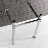 Fauceture Stainless Steel Console Sink Legs