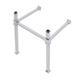 Fauceture Stainless Steel Console Sink Legs
