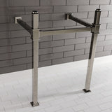 Fauceture Stainless Steel Console Sink Legs