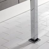 Fauceture Stainless Steel Console Sink Legs