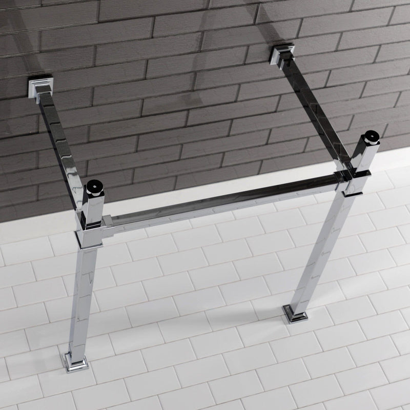 Fauceture Stainless Steel Console Sink Legs