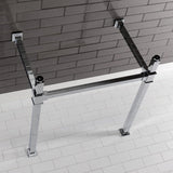 Fauceture Stainless Steel Console Sink Legs