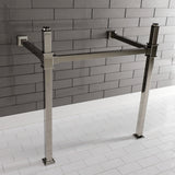 Fauceture Stainless Steel Console Sink Legs