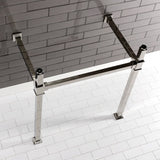 Fauceture Stainless Steel Console Sink Legs