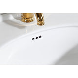 Sovereign 35-Inch Ceramic Pedestal Sink (Single Hole)