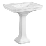 Imperial 29-15/16 Inch Wall Mount Pedestal Sink (8-Inch, 3-Hole)