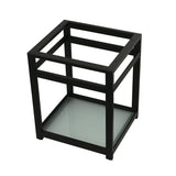 Kingston Commercial Steel Console Sink Base with Glass Shelf