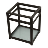 Kingston Commercial Steel Console Sink Base with Glass Shelf