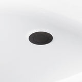 Aqua Eden 45-Inch Acrylic Round Double Ended Freestanding Tub with Overflow/Drain Assembly