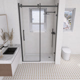 Barbuda 60-Inch x 32-Inch Anti-Skid Acrylic Single Threshold Shower Base with Right Drain