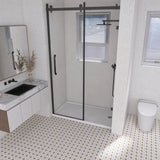 Barbuda 60-Inch x 32-Inch Anti-Skid Acrylic Single Threshold Shower Base with Right Drain