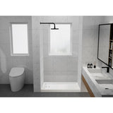 Dominica 60-Inch x 32-Inch Acrylic Single Threshold Shower Base with Left Hand Drain