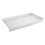Bonaire 60-Inch x 32-Inch Anti-Skid Acrylic Shower Base with Center Drain